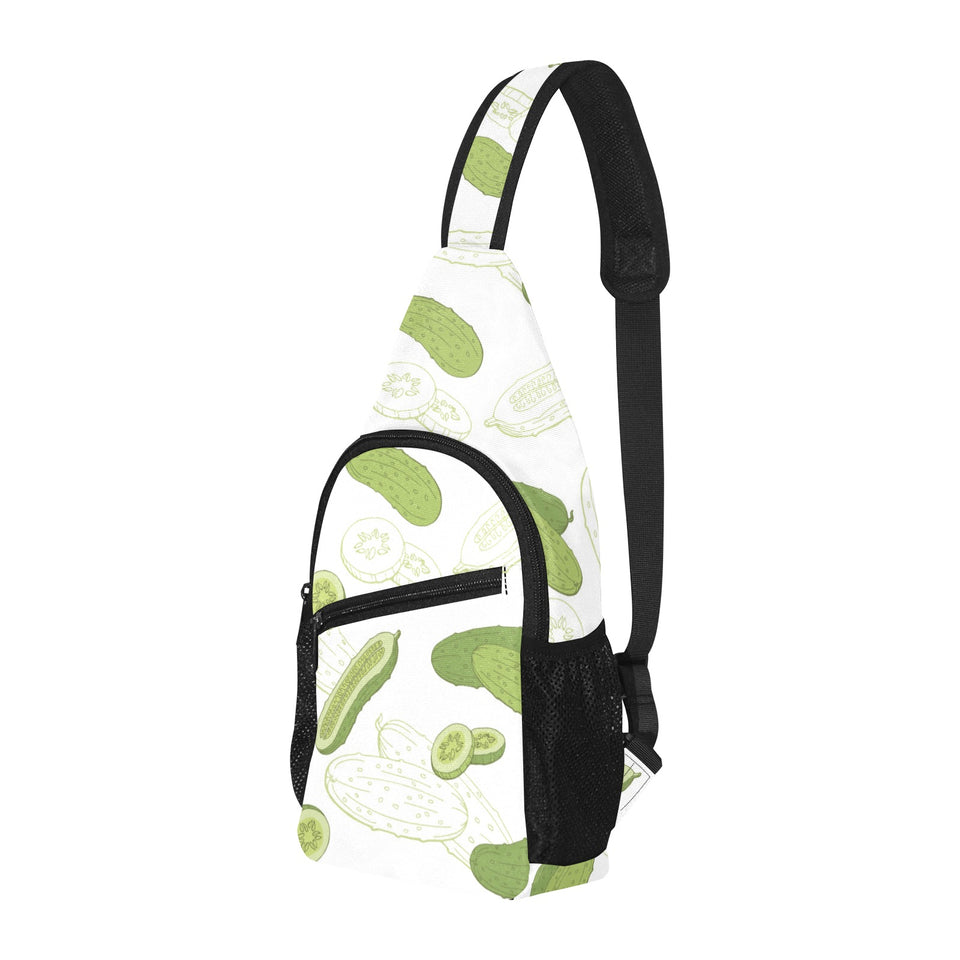 Cucumber sketch pattern All Over Print Chest Bag
