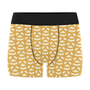Pretzels Pattern Print Design 01 Men's All Over Print Boxer Briefs Men's Underwear