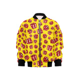 Dice Pattern Print Design 04 Kids' Boys' Girls' Bomber Jacket