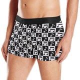 Music Notes Pattern Print Design 01 Men's All Over Print Boxer Briefs Men's Underwear