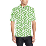 Hop pattern background Men's All Over Print Polo Shirt
