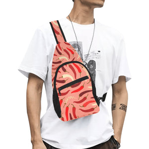 Beautiful Chili peppers pattern All Over Print Chest Bag