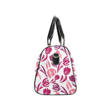 pink sketch tulip pattern Travel Bag