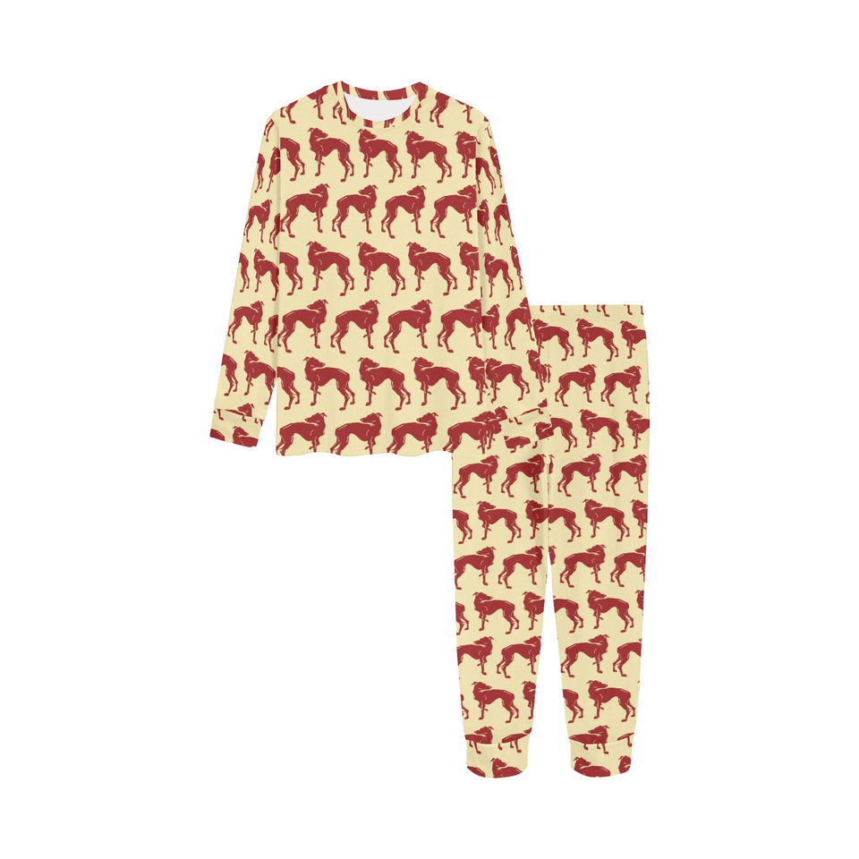 Greyhound Pattern Print Design 04 Kids' Boys' Girls' All Over Print Pajama Set