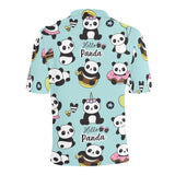 Cute baby panda pattern Men's All Over Print Polo Shirt