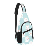 Maneki neko cat sakura All Over Print Chest Bag