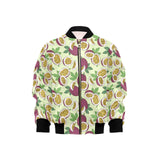 Paassion fruit pattern Kids' Boys' Girls' Bomber Jacket