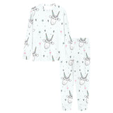 Cute goat design pattern Women's All Over Print Pajama Set