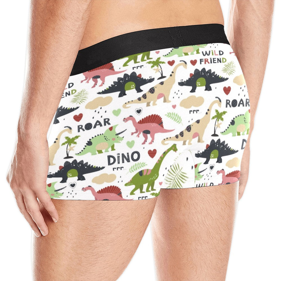 Cute dinosaurs pattern Men's All Over Print Boxer Briefs Men's Underwear