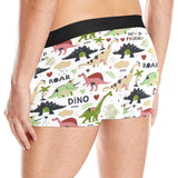 Cute dinosaurs pattern Men's All Over Print Boxer Briefs Men's Underwear