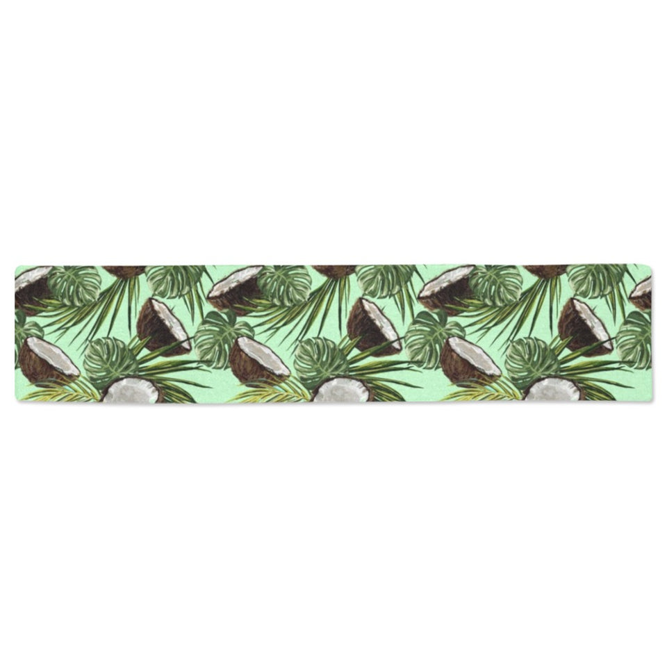 Coconut Pattern Print Design 02 Table Runner