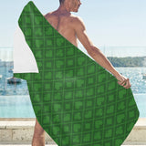Casino Cards Suits Pattern Print Design 04 Beach Towel