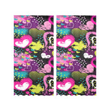 heart dot wave star creative design pattern Gauze Curtain