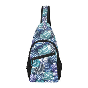 Shell design pattern All Over Print Chest Bag