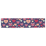 British Pattern Print Design 02 Table Runner