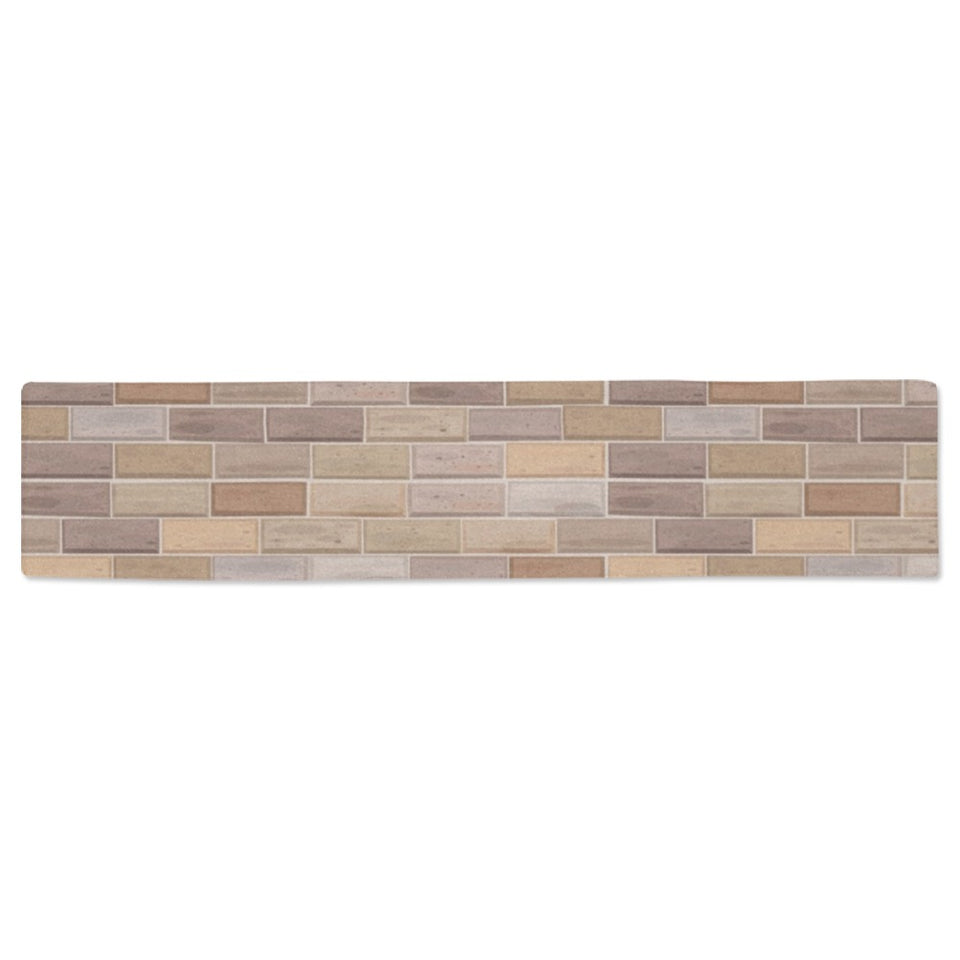 Brick Printed Pattern Print Design 01 Table Runner