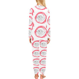 Hand drawn dragon fruit Women's All Over Print Pajama Set