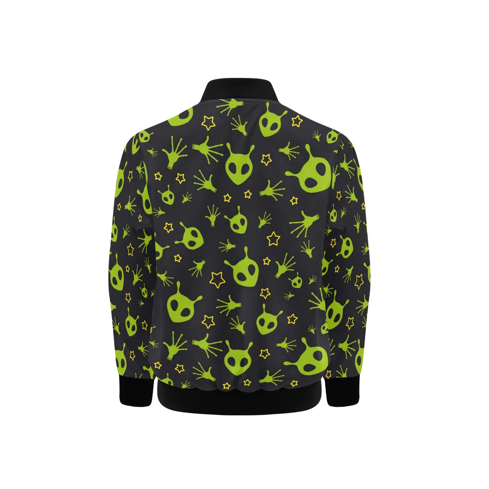 Alien Pattern Print Design 02 Kids' Boys' Girls' Bomber Jacket