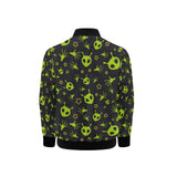 Alien Pattern Print Design 02 Kids' Boys' Girls' Bomber Jacket