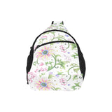 Beautiful pink lotus waterlily leaves pattern All Over Print Chest Bag