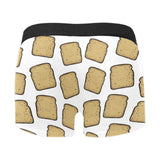 Bread Toast Pattern Print Design 03 Men's All Over Print Boxer Briefs Men's Underwear