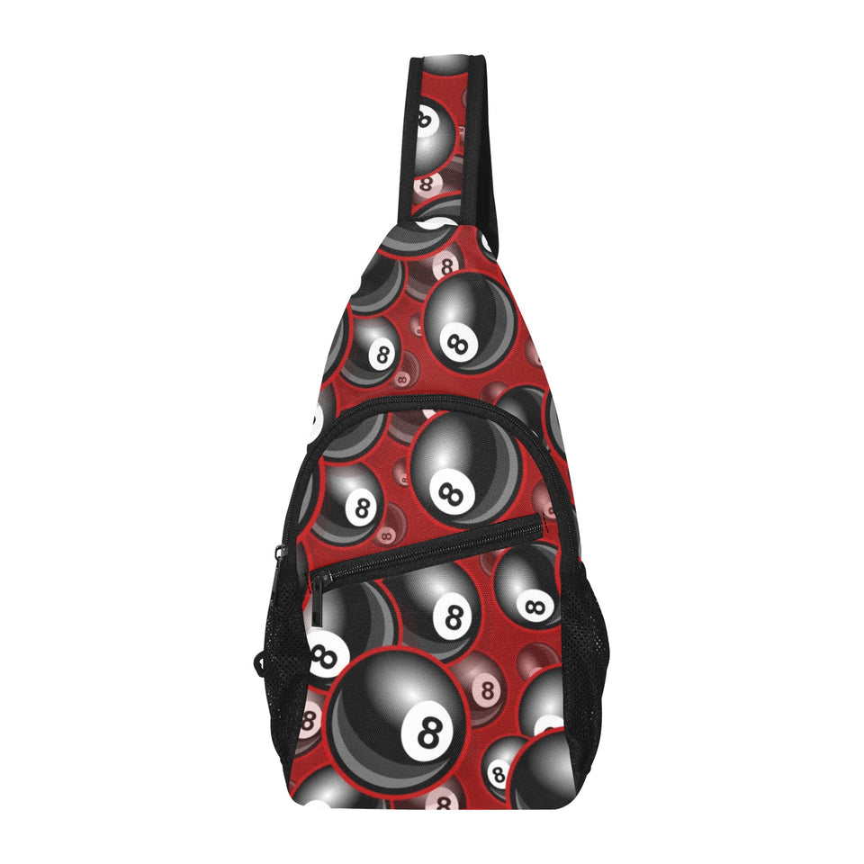 Billiard Ball Pattern Print Design 05 All Over Print Chest Bag