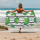 Cool Broccoli pattern Beach Towel