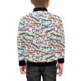 Sun Glasses Pattern Print Design 01 Kids' Boys' Girls' Bomber Jacket