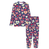 British Pattern Print Design 02 Women's All Over Print Pajama Set