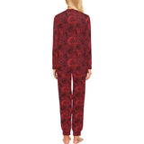 Rose Pattern Print Design 03 Women's All Over Print Pajama Set