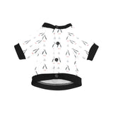 Penguin pattern All Over Print Pet Dog Round Neck Fuzzy Shirt