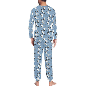 Seagull Pattern Print Design 04 Men's All Over Print Pajama