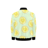 slice of lemon pattern Kids' Boys' Girls' Bomber Jacket