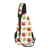 Alien Pattern Print Design 05 All Over Print Chest Bag