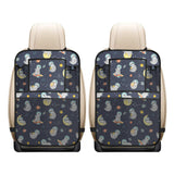 Cute sloth astronaut star planet rocket pattern Car Seat Back Organizer