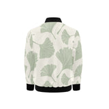 Ginkgo leaves pattern Kids' Boys' Girls' Bomber Jacket