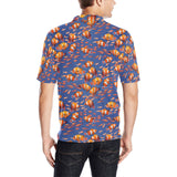 Clown Fish Pattern Print Design 04 Men's All Over Print Polo Shirt