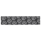 Dice Pattern Print Design 01 Table Runner