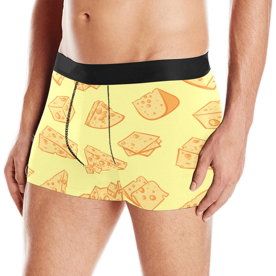 Cheese design pattern Men's All Over Print Boxer Briefs Men's Underwear