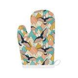 Eagle Pattern Print Design 02 Heat Resistant Oven Mitts