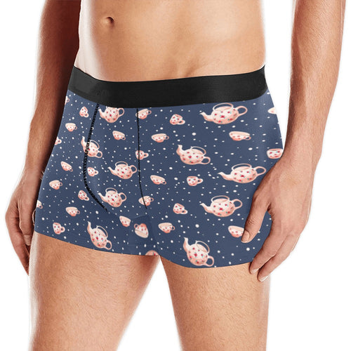 Tea pots Pattern Print Design 04 Men's All Over Print Boxer Briefs Men's Underwear
