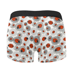 Ladybug Pattern Print Design 05 Men's All Over Print Boxer Briefs Men's Underwear