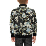 Japanese crane ornament elements Kids' Boys' Girls' Bomber Jacket