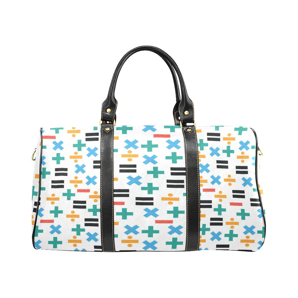 Math Pattern Print Design 05 Travel Bag