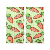 Carrot Pattern Print Design 05 Gauze Curtain