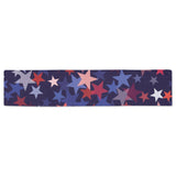 Red blue star pattern Table Runner