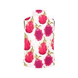 dragon fruits design pattern Women's Padded Vest