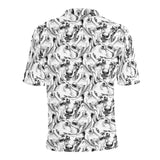 Greyhound Pattern Print Design 01 Men's All Over Print Polo Shirt