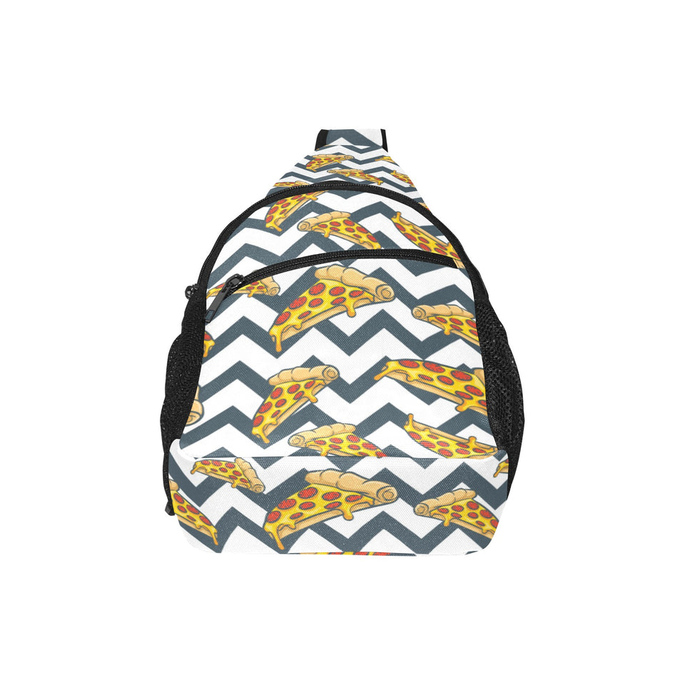 Pizza design pattern All Over Print Chest Bag
