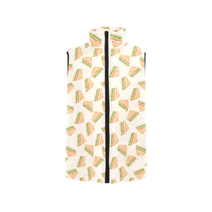 Sandwich Pattern Print Design 01 Men's Padded Vest